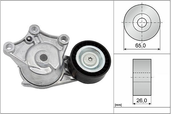 Galet tendeur de courroie d'accessoire Schaeffler INA 534 0428 10