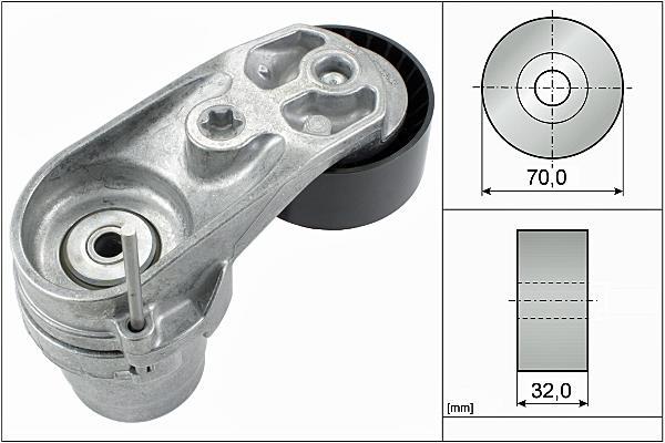 Tensor de correia trapezoidal estriada Schaeffler INA ref. 534 0433 10