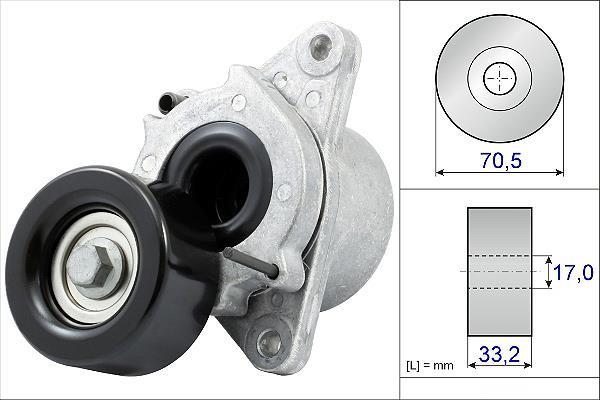 Galet tendeur de courroie d'accessoire Schaeffler INA 534 0435 10