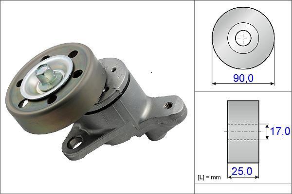 Rolo tensor da correia trapezoidal estriada Schaeffler INA ref. 534 0437 10