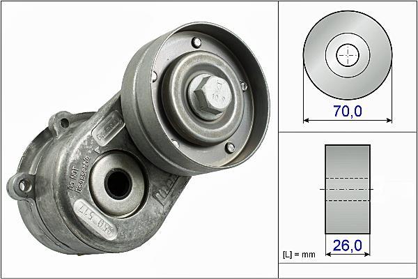 Tendeur, courroie trapézoïdale à nervures Schaeffler INA 534 0658 10 au meilleur prix Tendeur, courroie trapézoïdale à nervures Schaeffler INA 534 0658 10 au meilleur prix