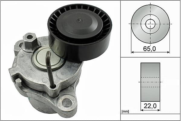 Tensor de correia trapezoidal estriada Schaeffler INA ref. 534 0550 10