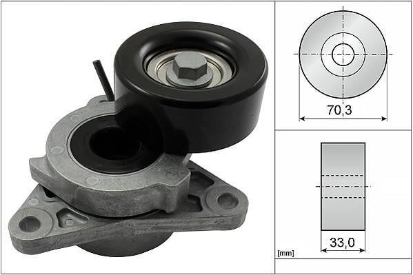 Tensor de correia trapezoidal estriada Schaeffler INA 534 0606 10