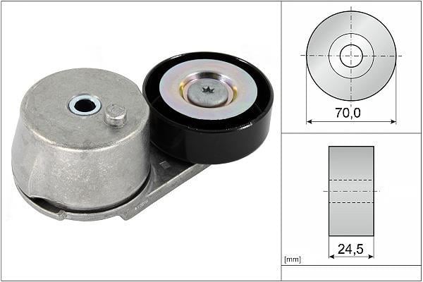 Brazo tensor, correa poli V Schaeffler INA ref. 534 0704 10