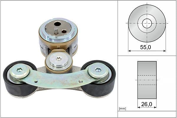 Tensor de correia trapezoidal estriada Schaeffler INA ref. 534 0826 10