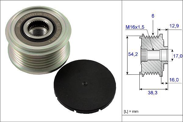 Rueda libre alternador Schaeffler INA ref. 535 0062 10
