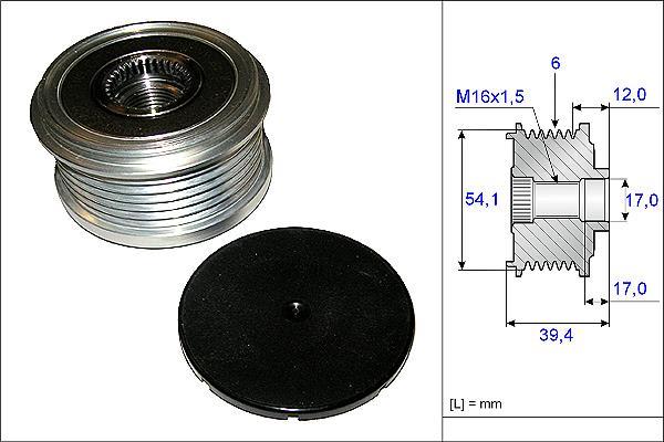 Rueda libre alternador Schaeffler INA ref. 535 0090 10