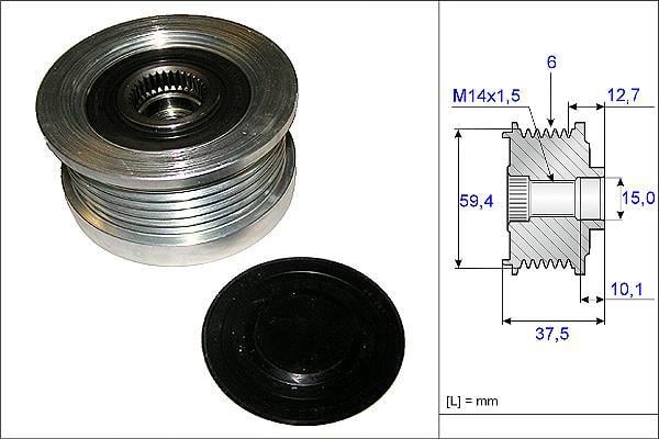 Rueda libre alternador Schaeffler INA ref. 535 0110 10