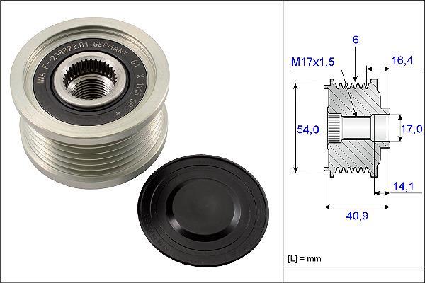 Rueda libre alternador Schaeffler INA 535 0112 10