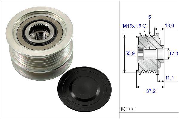 Rueda libre alternador Schaeffler INA ref. 535 0113 10