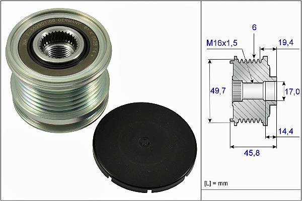 Rueda libre alternador Schaeffler INA 535 0168 10