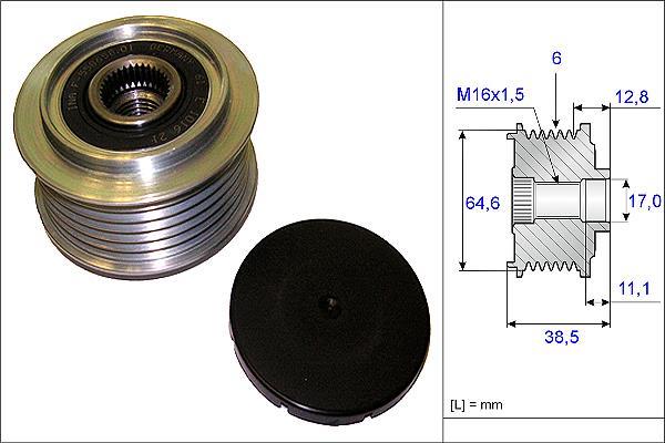 Rueda libre alternador Schaeffler INA ref. 535 0201 10