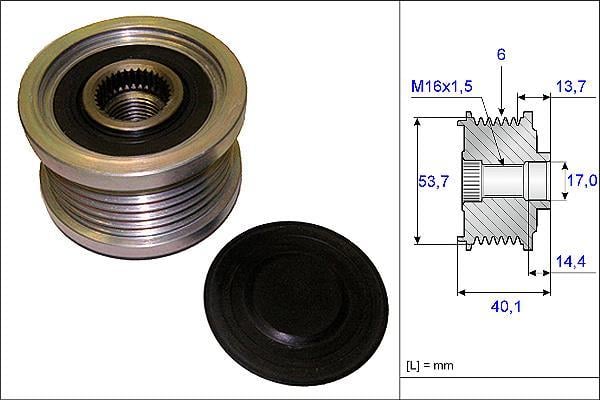 Rueda libre alternador Schaeffler INA ref. 535 0202 10