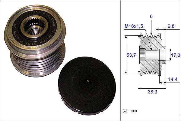 Rueda libre alternador Schaeffler INA ref. 535 0203 10