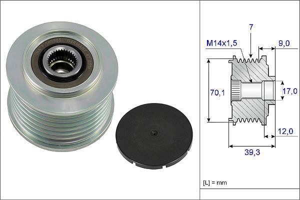 Rueda libre alternador Schaeffler INA 535 0214 10