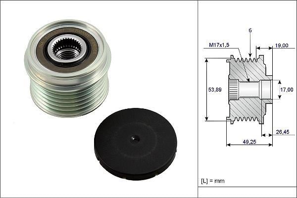 Rueda libre alternador Schaeffler INA ref. 535 0233 10