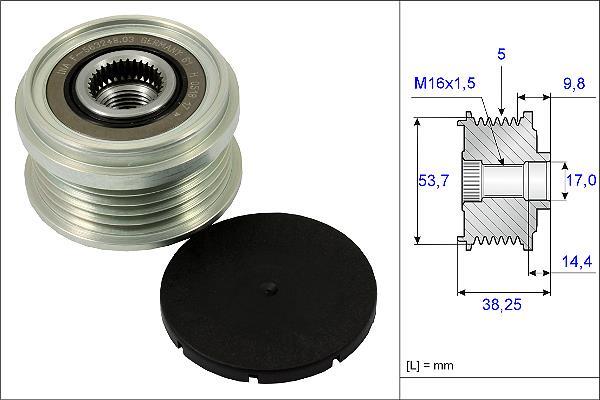 Rueda libre alternador Schaeffler INA ref. 535 0242 10