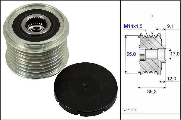 Rueda libre alternador Schaeffler INA ref. 535 0260 10