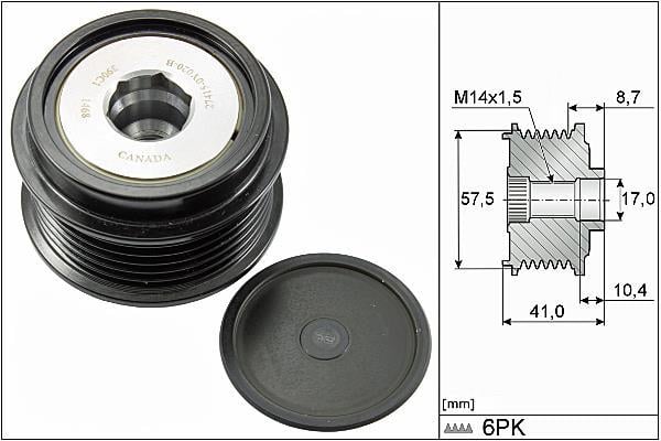 Rueda libre alternador Schaeffler INA 535 0282 10