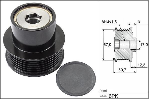 Rueda libre alternador Schaeffler INA 535 0288 10