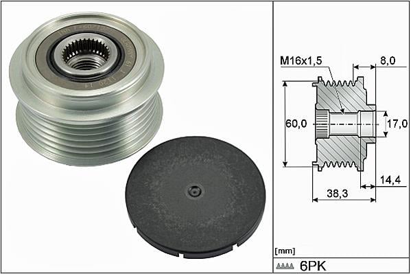 Rueda libre alternador Schaeffler INA 535 0289 10