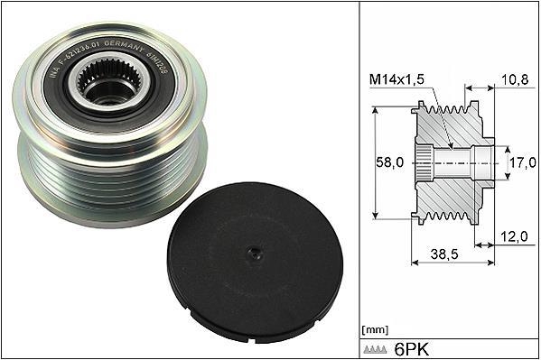 Rueda libre alternador Schaeffler INA 535 0303 10