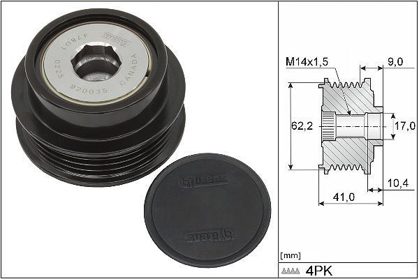 Rueda libre alternador Schaeffler INA 535 0338 10