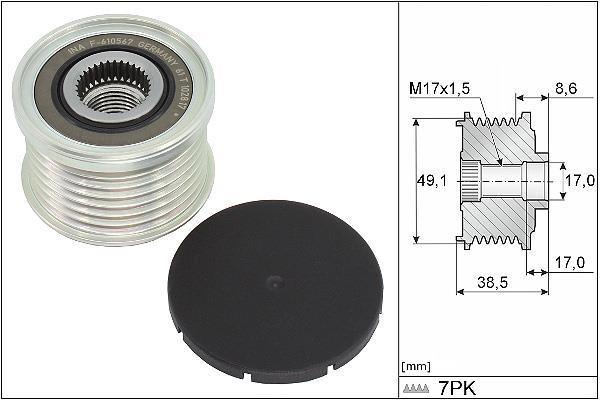 Rueda libre alternador Schaeffler INA 535 0344 10