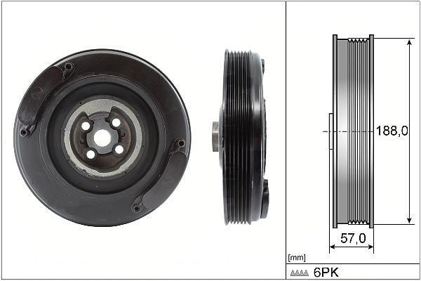 Polia do amortecedor Schaeffler INA ref. 544 0002 10