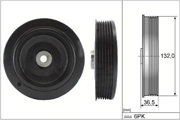 Polea, cigüeñal Schaeffler INA ref. 544 0007 10