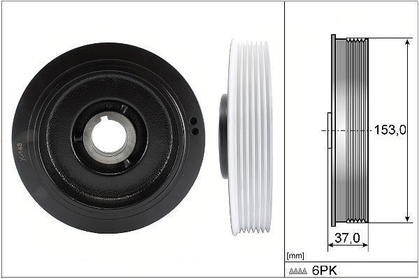 Polea, cigüeñal Schaeffler INA ref. 544 0058 10