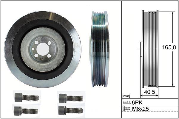 Kit poleas, cigüeñal (Rueda libre, cigüeñal) Schaeffler INA ref. 544 0080 20