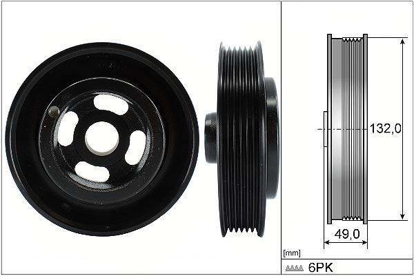 Polea, cigüeñal Schaeffler INA ref. 544 0126 10
