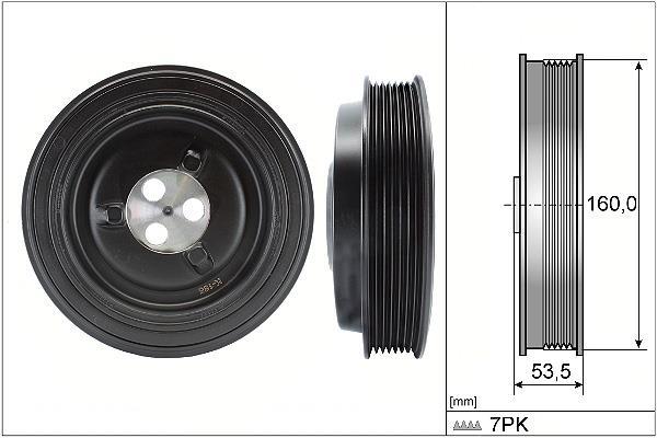 Polea, cigüeñal Schaeffler INA ref. 544 0132 10
