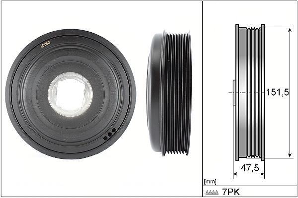 Polea, cigüeñal Schaeffler INA ref. 544 0136 10