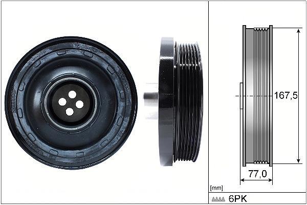Polea, cigüeñal Schaeffler INA ref. 544 0137 10