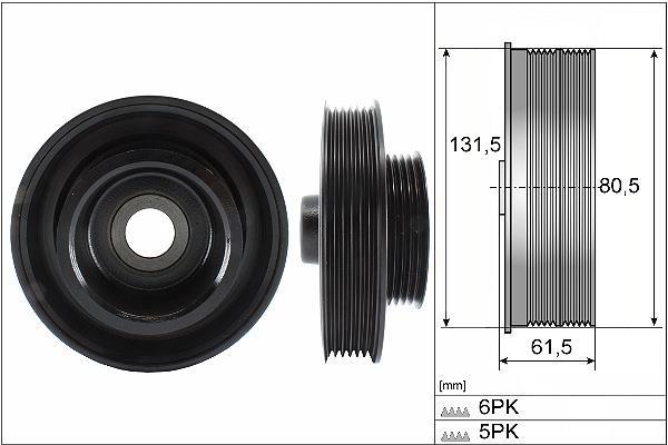 Polea, cigüeñal Schaeffler INA ref. 544 0141 10