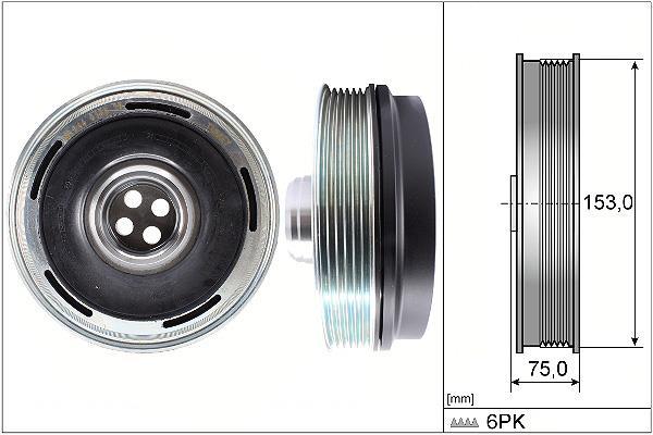 Polea, cigüeñal Schaeffler INA ref. 544 0169 10