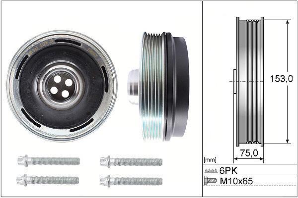 Kit poleas, cigüeñal (Rueda libre, cigüeñal) Schaeffler INA ref. 544 0169 20