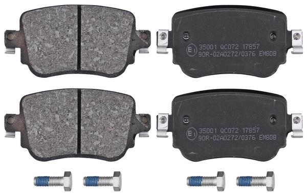Jeu de 4 plaquettes de frein A.B.S. ALL BRAKE SYSTEMS BV. 35001