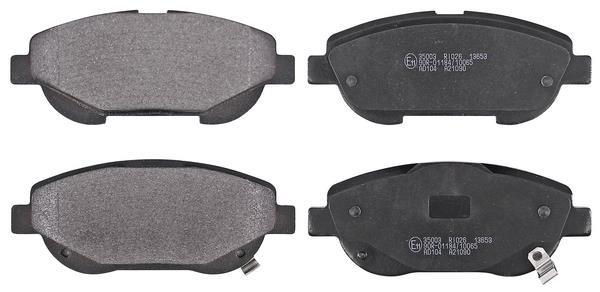 Jogo de 4 pastilhas de travão A.B.S. ALL BRAKE SYSTEMS BV. ref. 35003