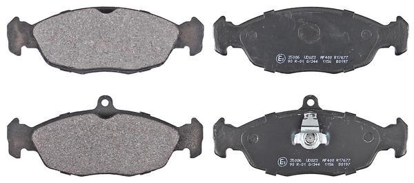 Jogo de 4 pastilhas de travão A.B.S. ALL BRAKE SYSTEMS BV. ref. 35006