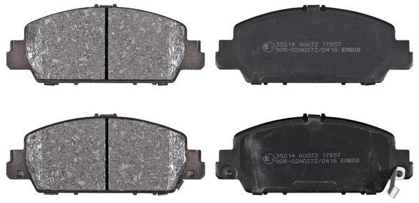 Jogo de 4 pastilhas de travão A.B.S. ALL BRAKE SYSTEMS BV. ref. 35014