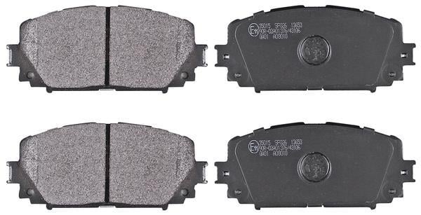 Jogo de 4 pastilhas de travão A.B.S. ALL BRAKE SYSTEMS BV. ref. 35015