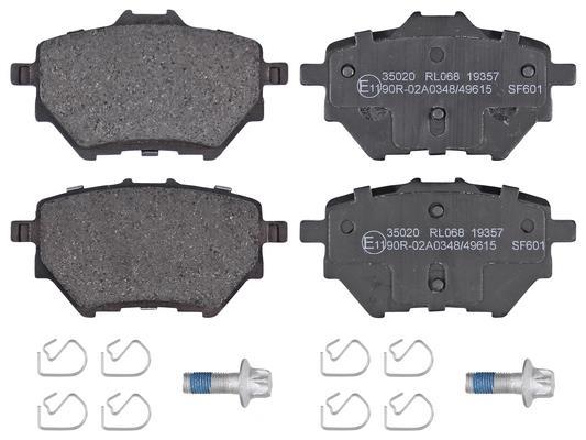 Jogo de 4 pastilhas de travão A.B.S. ALL BRAKE SYSTEMS BV. ref. 35020