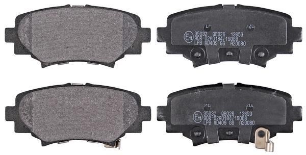 Jogo de 4 pastilhas de travão A.B.S. ALL BRAKE SYSTEMS BV. ref. 35032