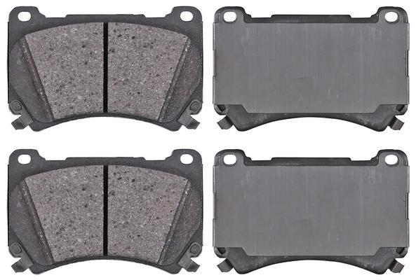 Jeu de 4 plaquettes de frein A.B.S. ALL BRAKE SYSTEMS BV. ref. 35036