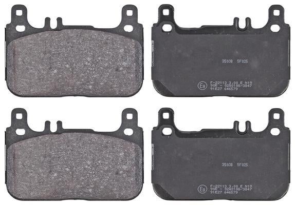 Jogo de 4 pastilhas de travão A.B.S. ALL BRAKE SYSTEMS BV. ref. 35038