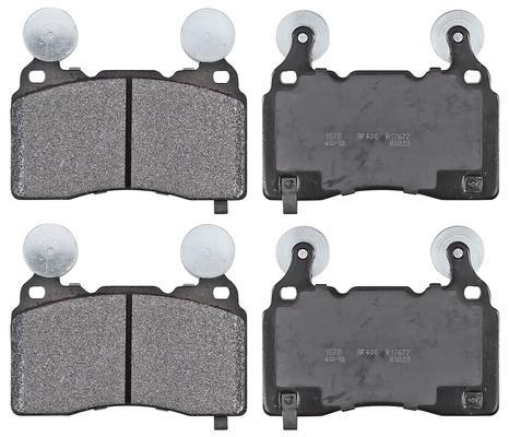 Jeu de 4 plaquettes de frein A.B.S. ALL BRAKE SYSTEMS BV. ref. 35051