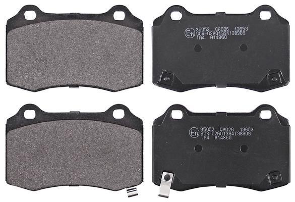 Jogo de 4 pastilhas de travão A.B.S. ALL BRAKE SYSTEMS BV. ref. 35052